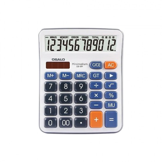 Osalo Αριθμομηχανή γραφείου 12 ψηφίων OS