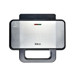 Telco Τοστιέρα  Σαντουιτσιέρα με XL grill πλάκες 1000W inox ZJ