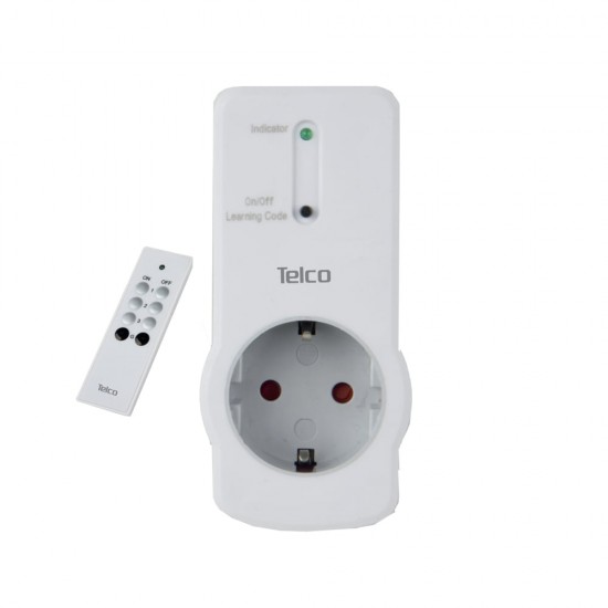 Telco Τηλεχειριζόμενη πρίζα Λευκή PA