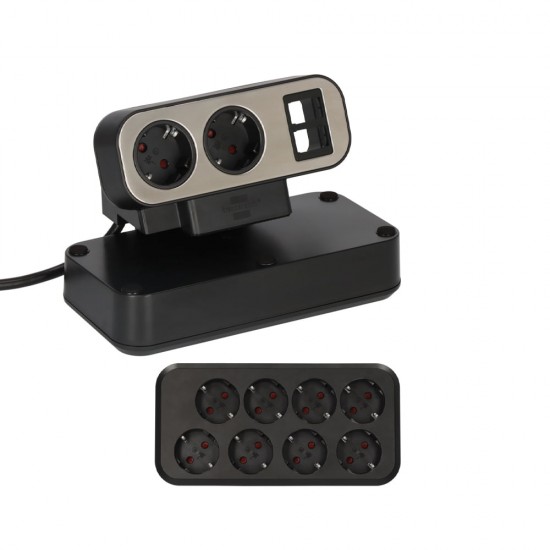 Brennenstuhl Πολύπριζο προστασίας επιτραπέζιο διπλής όψης (Διαθέσιμο σε 4 εκδόσεις)