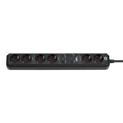 Brennenstuhl Πολύπριζο Smart WiFi 6 θέσεων οι 2 μόνιμες και 2×2 με διακόπτη