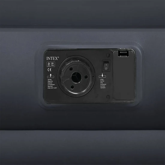 Intex Φουσκωτό Στρώμα Ύπνου Υπέρδιπλο με Ενσωματωμένη Ηλεκτρική Τρόμπα 203x152x42εκ