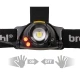 Brennenstuhl Φακός κεφαλής Επαναφορτιζόμενος Led 400 Lumen