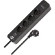 Brennenstuhl Πολύπριζο 4 θέσεων με 2 x USB