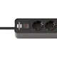 Brennenstuhl Πολύπριζο 4 θέσεων με 2 x USB