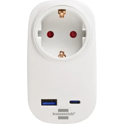 Brennenstuhl Αντάπτορας σούκο με USB