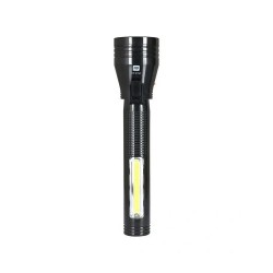 DP Φακός Επαναφορτιζόμενος με Emergency COB LED στο πλάι
