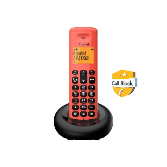 Alcatel Ασύρματο τηλέφωνο με δυνατότητα αποκλεισμού κλήσεων E260 EWE