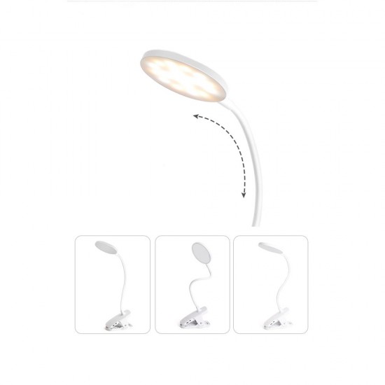 Weidasi Φωτιστικό Γραφείου LED με κλιπ