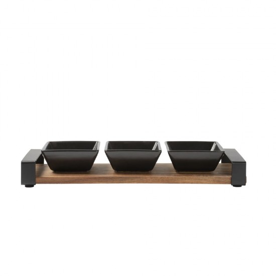 Gusto Casa Ορντεβιέρα 3 Θέσεων με Βάση 31x10cm