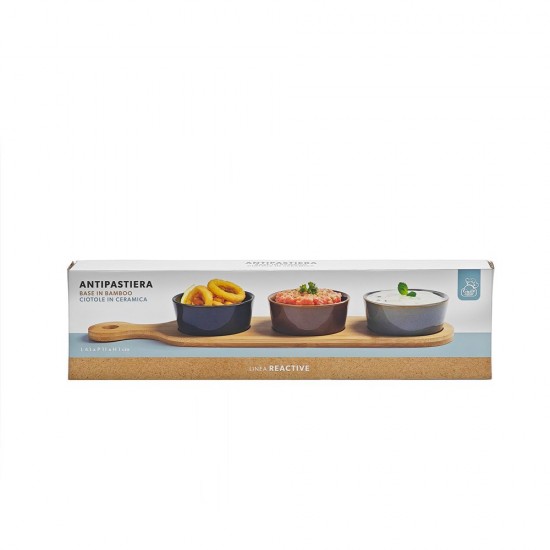 Gusto Casa Ορντεβιέρα 3 Θέσεων με βάση μπαμπού 43x11cm