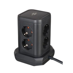 Brennenstuhl Πολύπριζο επιτραπέζιος πύργος 8 θέσεων 2XUSB