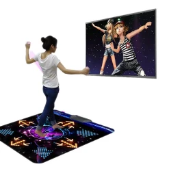 Clever Dance Pad – Διαδραστική Παιχνιδομηχανή με Αθλητικό Χαλί και 2 ασύρματα χειριστήρια