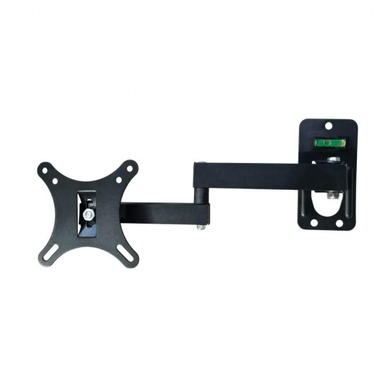 Επιτοίχια βάσης τηλεόρασης με διπλό βραχίονα και κλίση Vesa 100x100mm