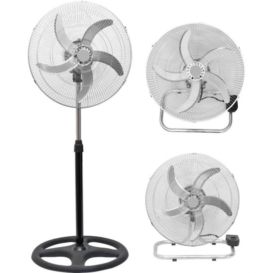 Ανεμιστήρας ορθοστάτης 3 σε 1 με 5 φτερά 49εκ 60W Dictro Lux