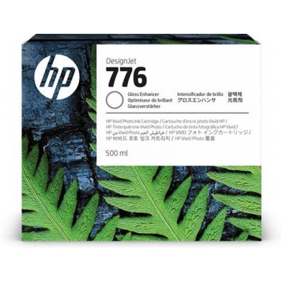HP 776 500-ml Gloss Enhancer Ink Cartridge