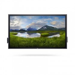 DELL P6524QT Interactive flat panel 163.9 cm (64.5") LCD 350 cd/m  4K Ultra HD Black Touchscreen