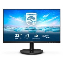 Philips V Line 222V8LA/00 computer monitor 54.6 cm (21.5") 1920 x 1080 pixels Full HD LCD Black
