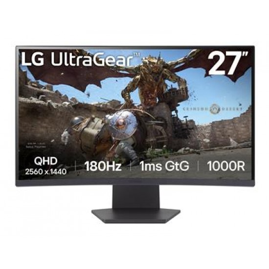 LG 27GS60QC computer monitor 68.6 cm (27") 2560 x 1440 pixels Full HD LCD Black