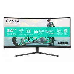Philips Evnia 34M2C3500L/00 computer monitor 86.4 cm (34") 3440 x 1440 pixels Wide Quad HD LCD Black