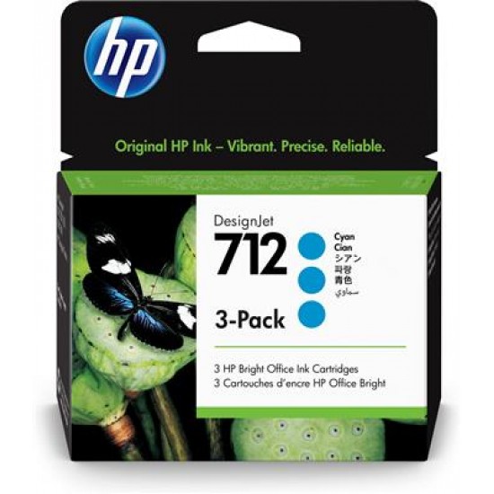 HP 712 Original Cyan 3 pc(s)