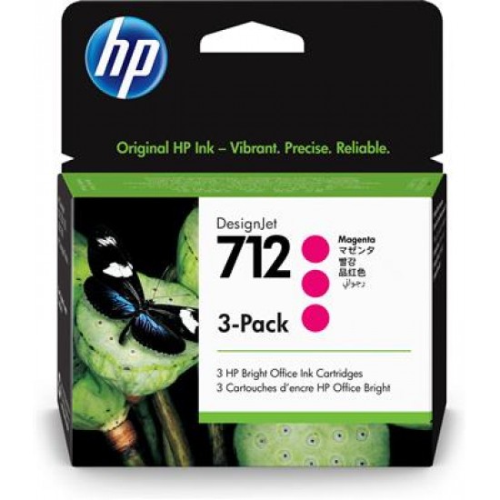 HP 712 Original Magenta 3 pc(s)