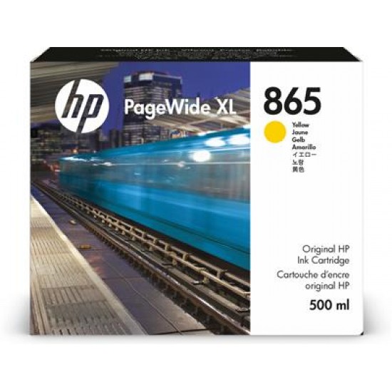 HP 865 500-ml Yellow PageWide XL Ink Cartridge 1 pc(s)