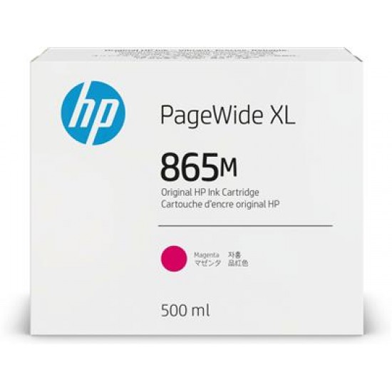 HP 865M 500-ml Magenta PageWide XL Ink Cartridge 1 pc(s)