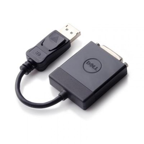 DELL 470-ABEO cable interface/gender adapter DisplayPort DVI Black