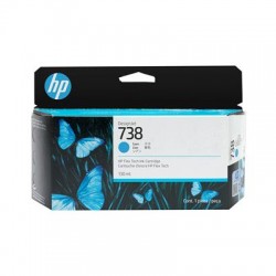 HP 738 130-ml Cyan DesignJet ink cartridge 1 pc(s) Original Standard Yield