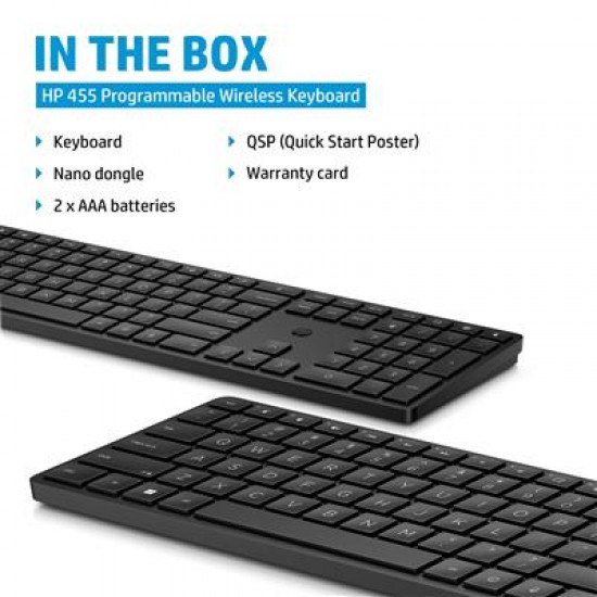 HP 455 Programmable Wireless Keyboard