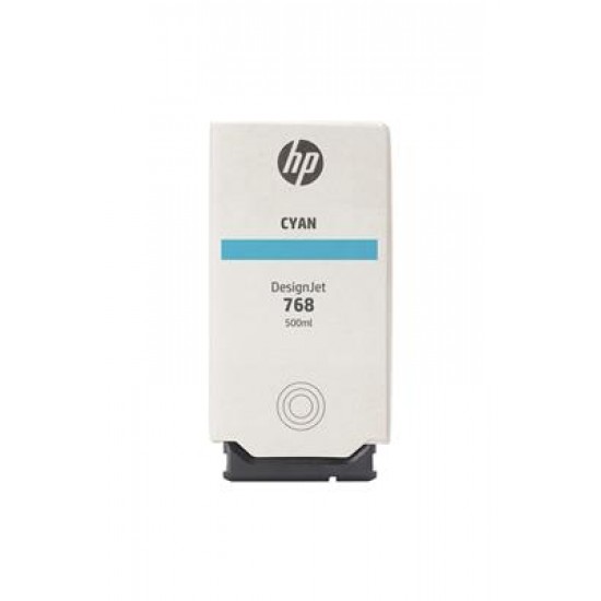 HP 768 500-ml Cyan DesignJet ink cartridge