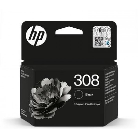 HP 308 Black Original Ink Cartridge EU