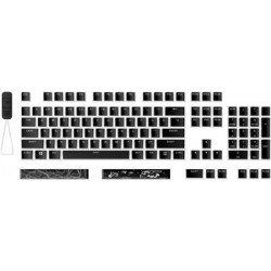 HP HyperX Pudding Keycaps 2 - Full Key Set - PBT - Black (US Layout)