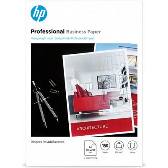 HP 7MV83A printing paper A4 (210x297 mm) Gloss 150 sheets White