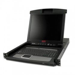 APC AP5816 rack console 43.2 cm (17") Black