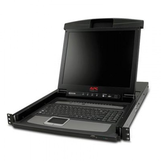 APC AP5816 rack console 43.2 cm (17") Black