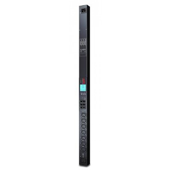 APC Rack PDU 2G, Switched, ZeroU, 20A/208V, 16A/230V, (7) C13 & (1) C19