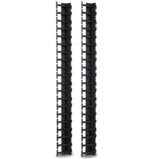 APC NetShelter Cable Management, Vertical Cable Manager, for NetShelter SX 600mm Wide 42U, Set of 2, 107 x 889 x 45 mm