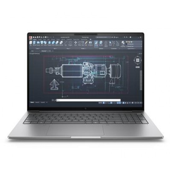 HP ZBook 8 G1i 16 inch Mobile Workstation PC Intel Core Ultra 7 255H 40.6 cm (16") WUXGA 32 GB DDR5-SDRAM NVIDIA RTX 500 Ada Wi-Fi 7 (802.11be) Windows 11 Pro AI Workstation, AI PC Silver