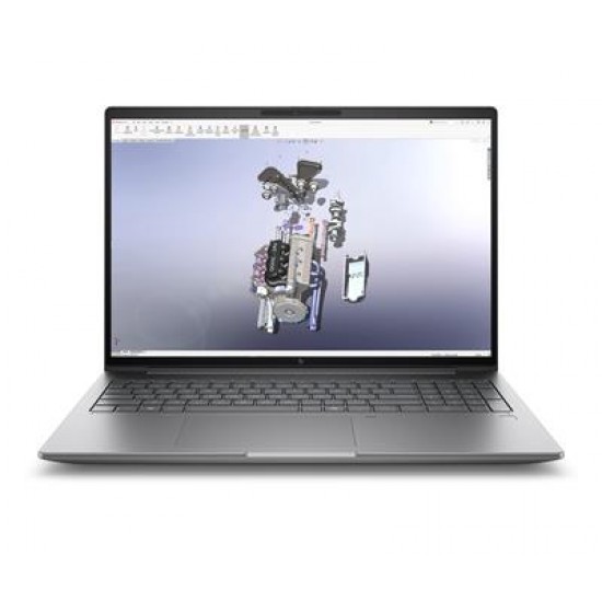 HP ZBook X G1i 16 inch Mobile Workstation PC Intel Core Ultra 7 255H 40.6 cm (16") WUXGA 32 GB DDR5-SDRAM NVIDIA RTX PRO 500 Blackwell Wi-Fi 7 (802.11be) Windows 11 Pro AI Workstation, AI PC Silver