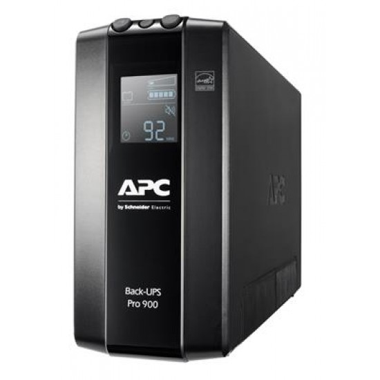 APC BR900MI uninterruptible power supply (UPS) Line-Interactive 900 VA 540 W 6 AC outlet(s)