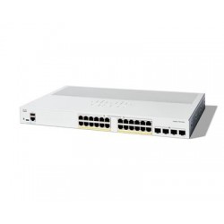 Cisco Catalyst 1300-24P-4X Managed Switch, 24 Port GE, PoE, 4x10GE SFP+, Limited Lifetime Protection (C1300-24P-4X)