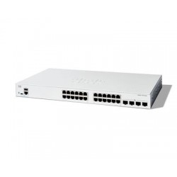 Cisco Catalyst 1300-24T-4X Managed Switch, 24 Port GE, 4x10GE SFP+, Limited Lifetime Protection (C1300-24T-4X)
