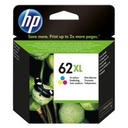 HP 62XL Original High (XL) Yield Cyan, Magenta, Yellow