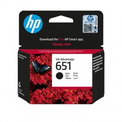 HP 651 Black Original Ink Advantage Cartridge ink cartridge