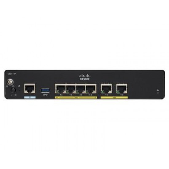 Cisco C927-4P wired router Gigabit Ethernet Black