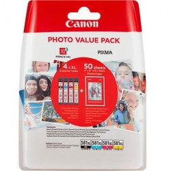 Canon CLI-581XL Multipack Original Black,Cyan,Magenta,Yellow