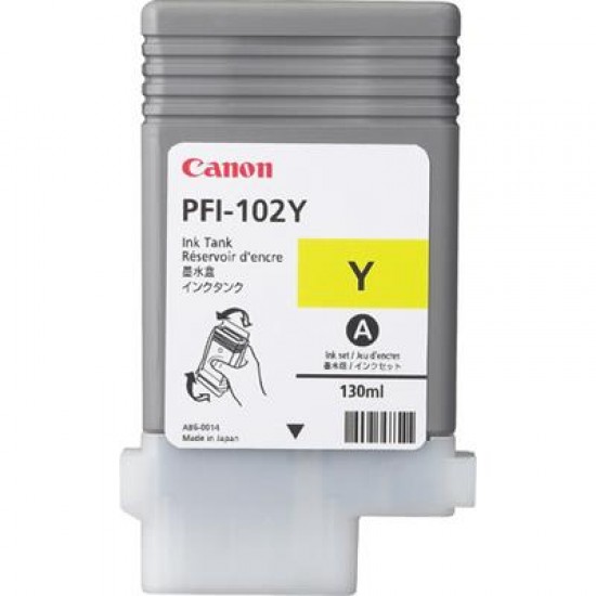 Canon PFI-102Y Original Yellow