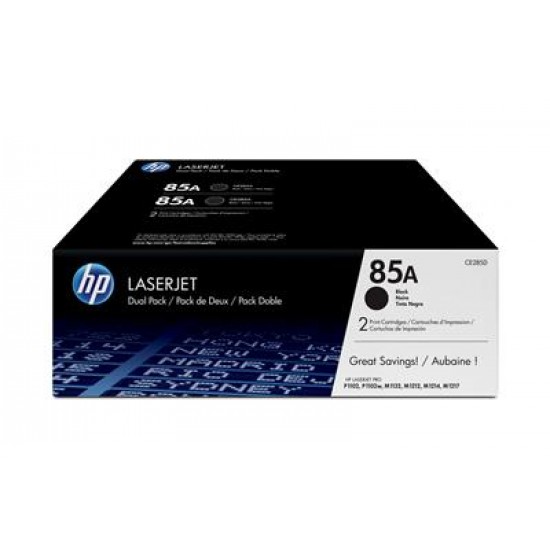 HP 85A Original Black Multipack 2 pc(s)